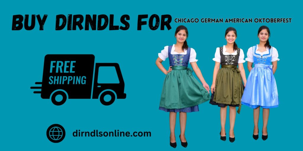 Buy Dirndl Dress For Chicago German American Oktoberfest 2024