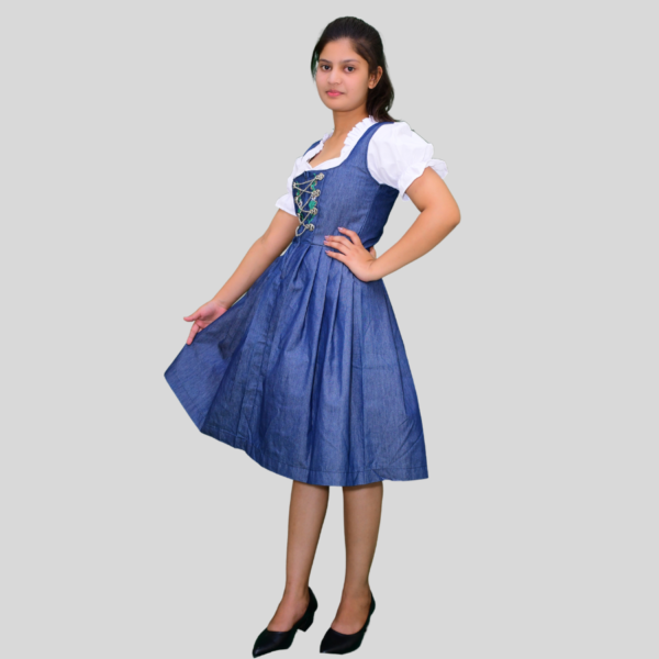 Return 50 Dirndl Dress denim Oktoberfest dirndl DD-0010