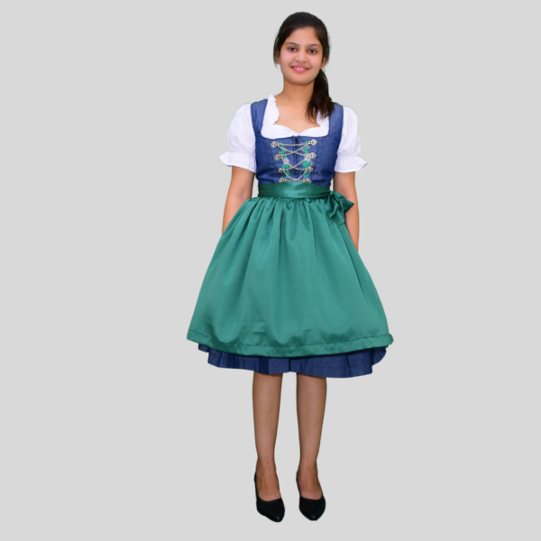 Return 54 Dirndl Dress denim Oktoberfest dirndl DD-0010