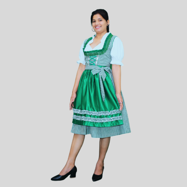 Oktoberfest Dirndl Dress Poly Cotton Fabric DD-0021