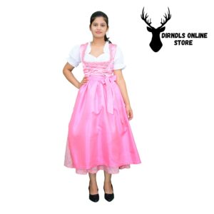 Elegance Dirndl Dress Pink Colour DD-001