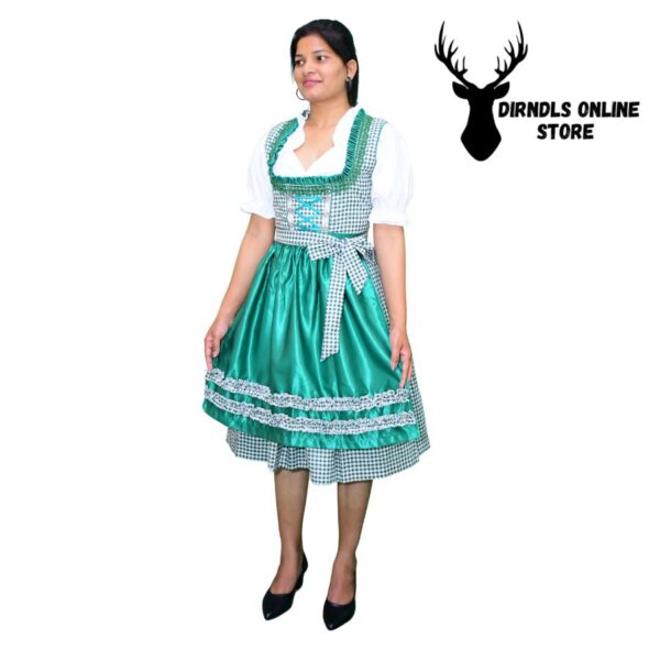 Oktoberfest Dirndl Dress Poly Cotton Fabric DD-0021