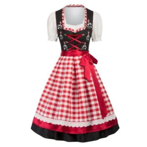 Authentic German Cotton Dirndl Dress DD-0048