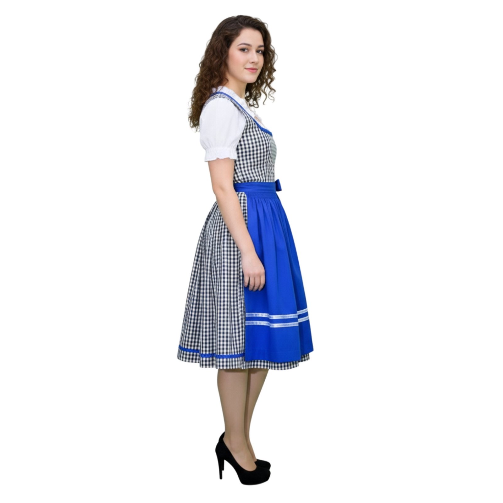 Authentic Oktoberfest Checkered Dirndl Dress DD-0046 2 Authentic Oktoberfest Checkered Dirndl Dress DD-0046 (1)