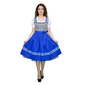 Authentic Oktoberfest Checkered Dirndl Dress DD-0046
