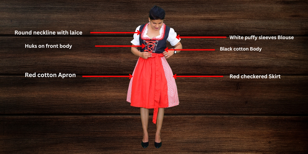 Dirndl Dress German Bavarian Oktoberfest dress 1000 x 500 px 12 Buy Dirndl Dress Black And Red For Oktoberfest 2024