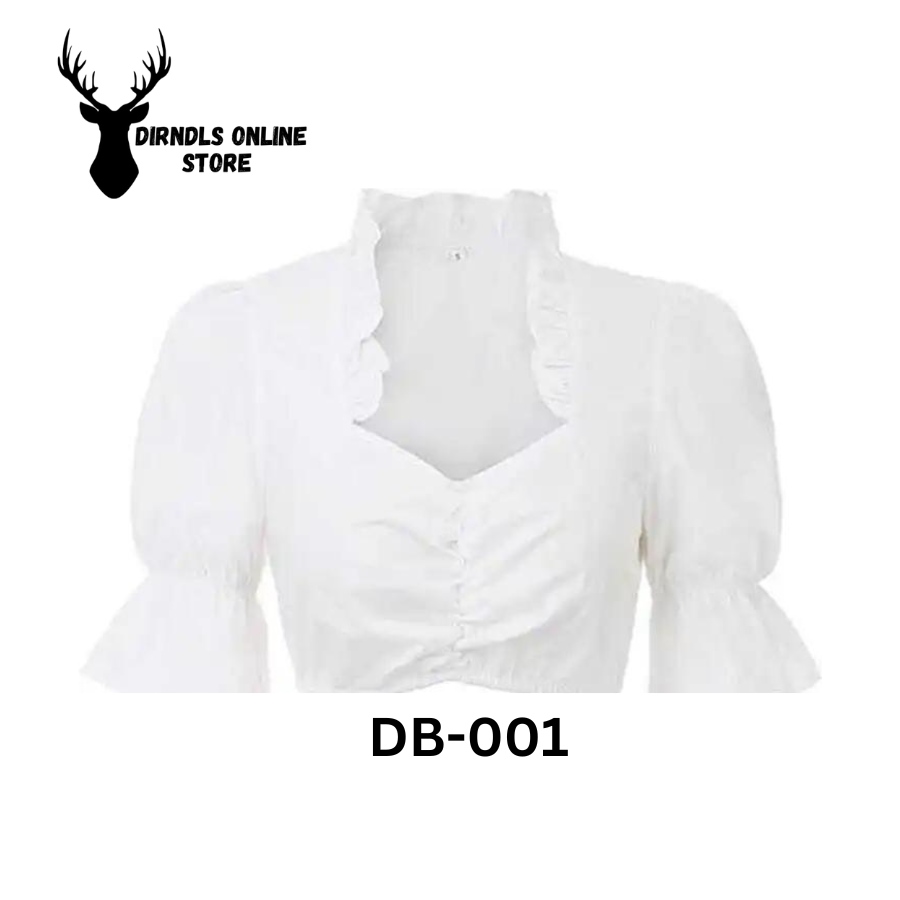 High Quality Dirndl Blouse For German Oktoberfest DB-001