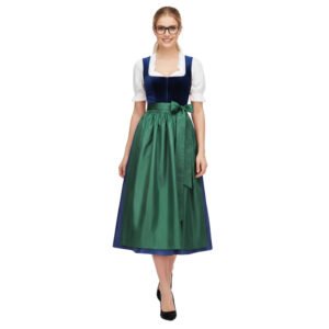 Velvet Dirndl Dress Luxurious Bavarian Tradition Elegance