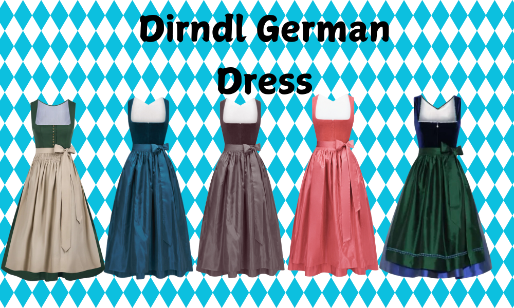 Authentic Dirndl German Dress For Oktoberfest 2024