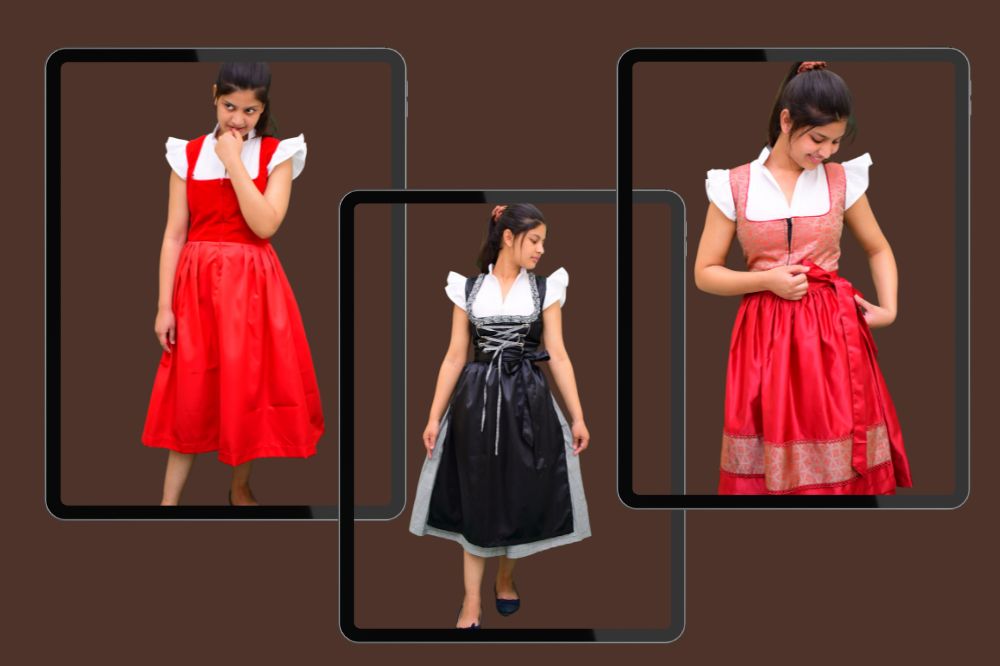 High Quality German Dirndl Attire 2024 Trend