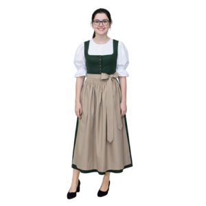 High Quality Green Cotton Oktoberfest Dirndl DD-0055