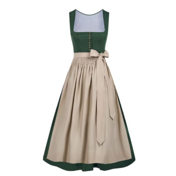 High Quality Green Cotton Oktoberfest Dirndl DD-0055