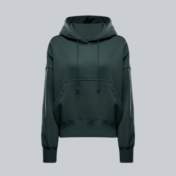 Beautiful Green Colour Women Hoodie WH-002