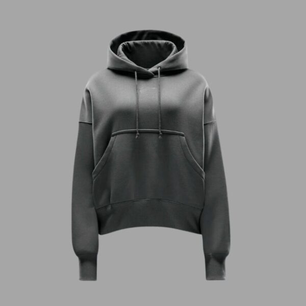 Beautiful Dark Gray Fleece Women Hoodie WH-006