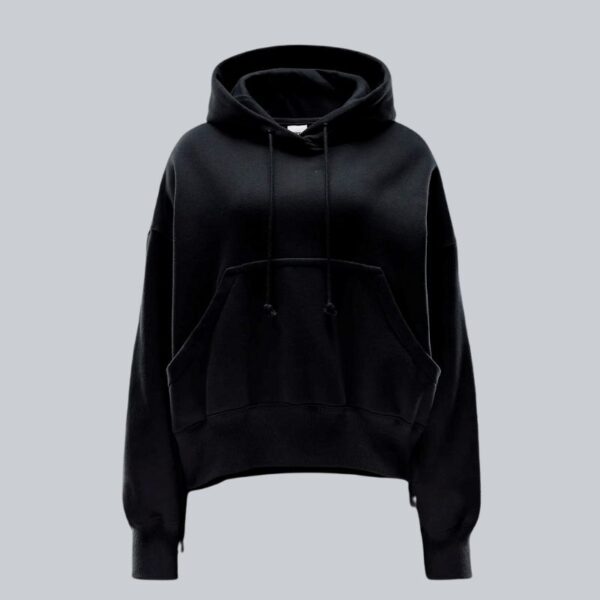 Beautiful Black Colour Women Hoodie WH-005