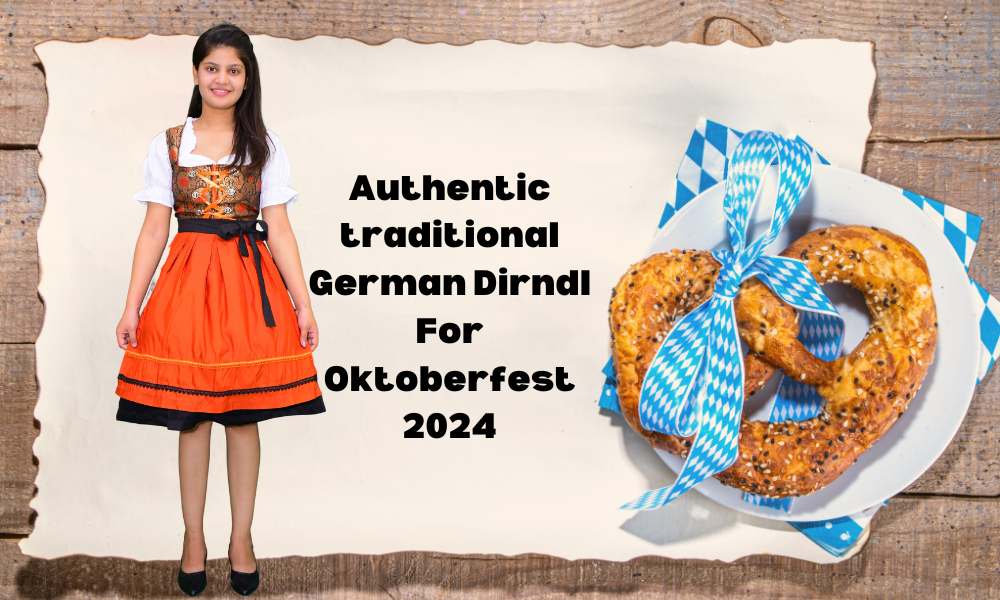 Authentic traditional German Dirndl For Oktoberfest 2024