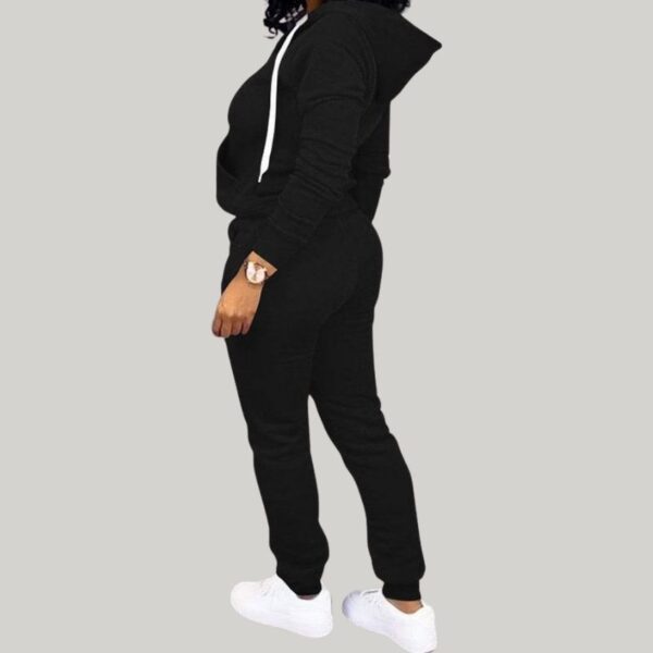 Female Track suit 7 Beautiful Female Black Tracksuit WT-004