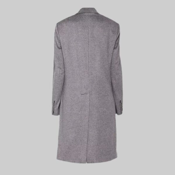 Untitled design 12 Beautiful Women Long Wool Coat Gray Colour WJ-004