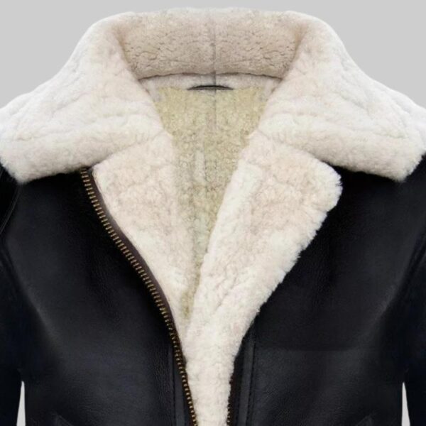 Beautiful Denim Fur Women Jacket WJ-0010 - Image 3