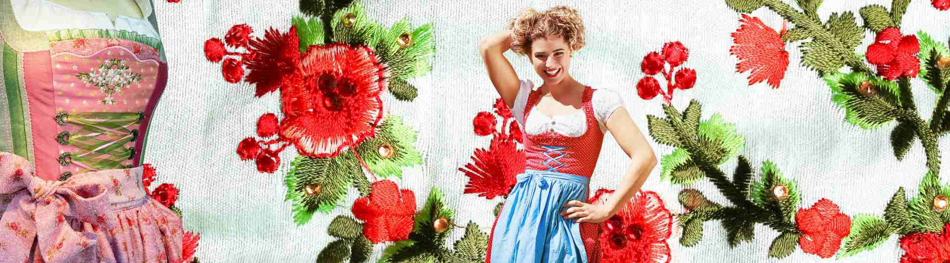 embroidered dirndl dress 2024