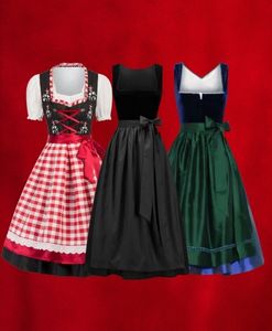 Perfect Black Cotton Midi Dirndl Dress OD 001 7