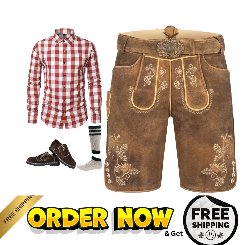 Authentic Lederhosen Brown Colour DL-007