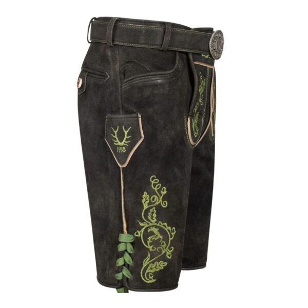 Authentic Lederhosen Black Colour DL-008 - Image 2