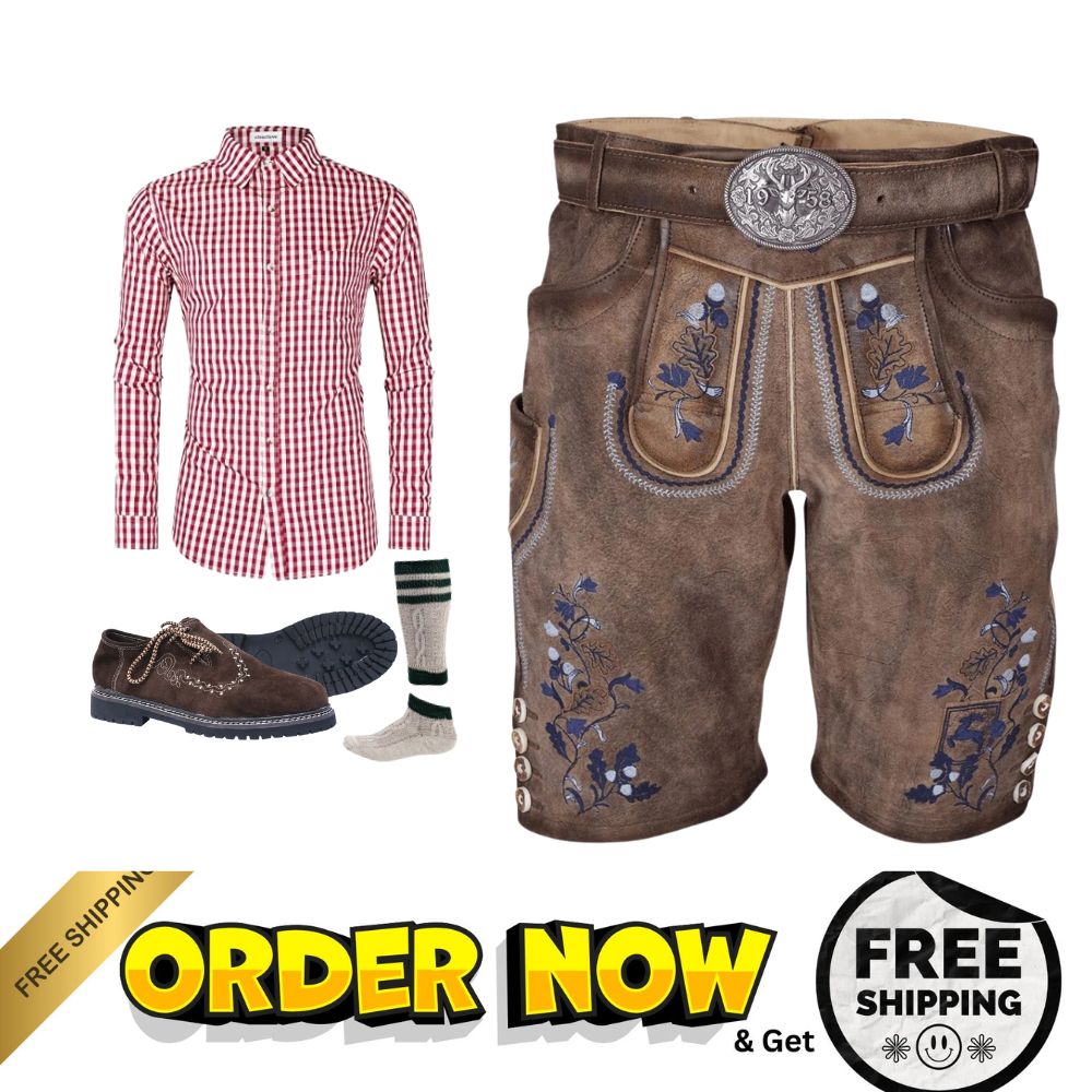 Beautiful Traditional Lederhosen Set DL-009