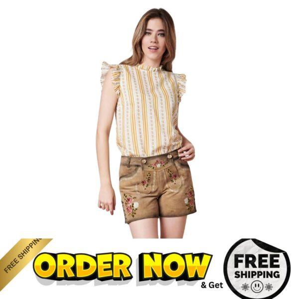 Cheap Female Lederhosen Costumes | Budget Bavarian Style DL-56