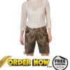 Affordable female Leather Lederhosen For Oktoberfest DL-61