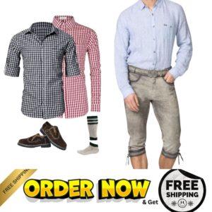 Complete Bavarian Bundhosen Set for Men | Authentic Style