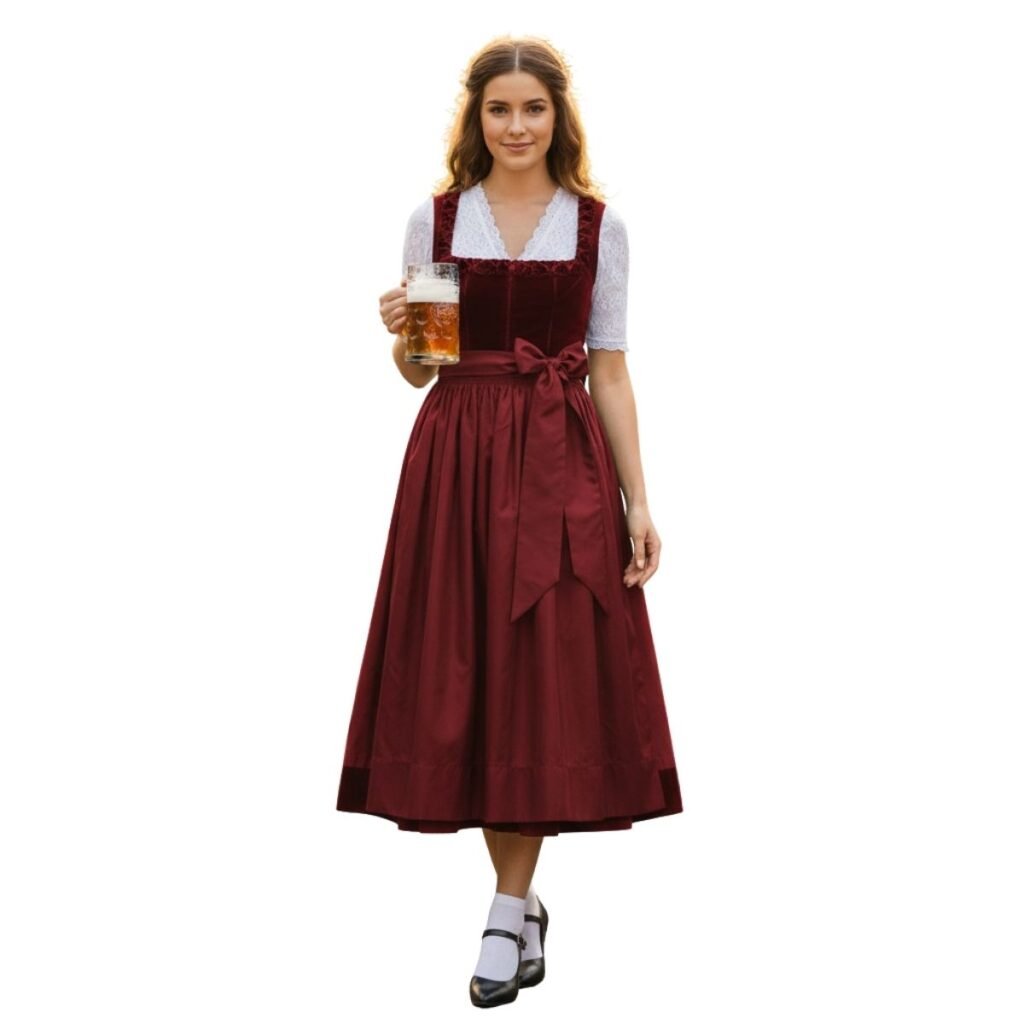 Velvet Dirndl Dress – Luxurious & Traditional