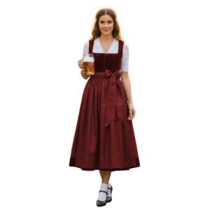 Velvet Dirndl Dress – Luxurious & Traditional