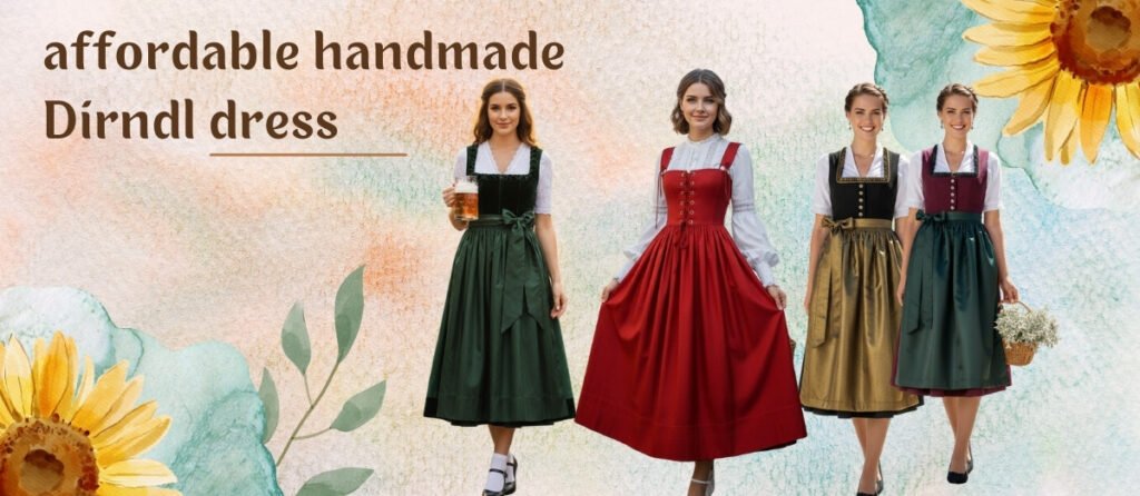 affordable handmade Dirndl dress