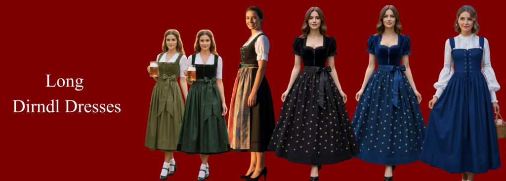 Long Dirndl dresses
