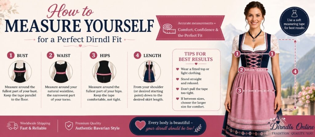 How to Measure Yourself for a Perfect Dirndl Fit