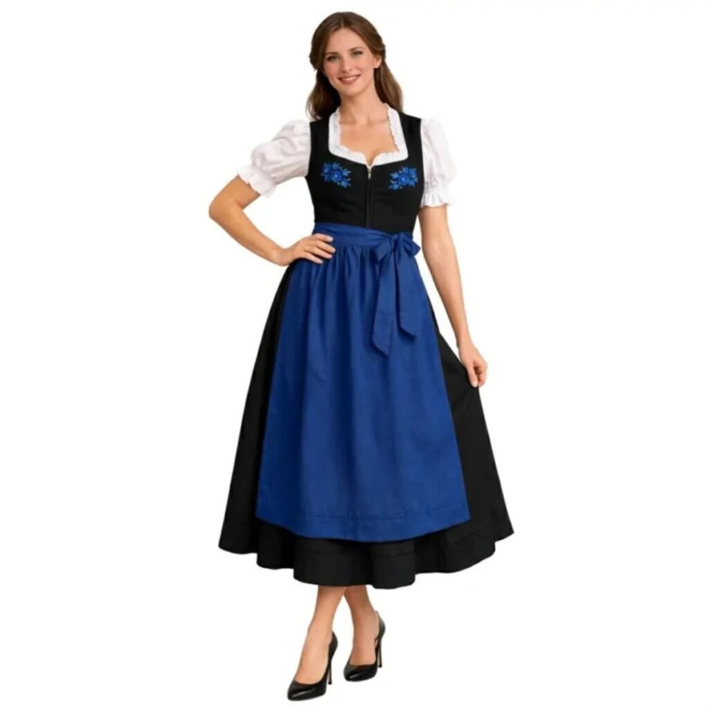 Authentic Dirndl Dress — Free Blouse & Free Worldwide Shipping