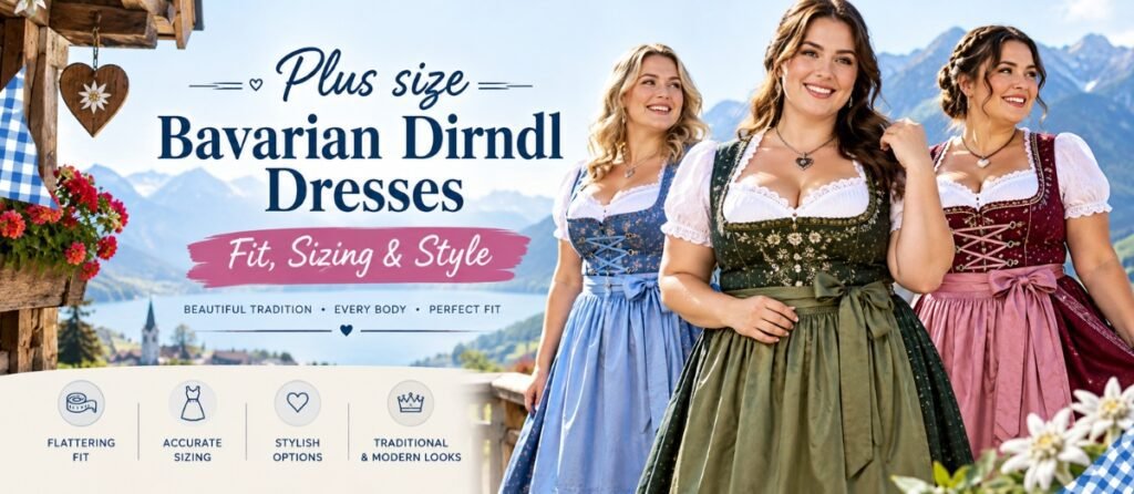 Plus size Bavarian Dirndl Dresses: Fit, Sizing & Style