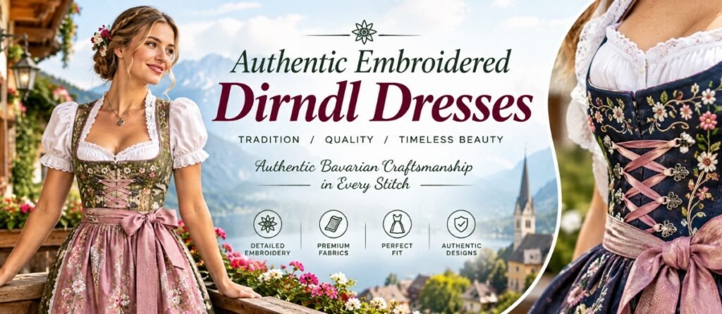 Authentic Embroidered Dirndl Dresses: How to Choose One