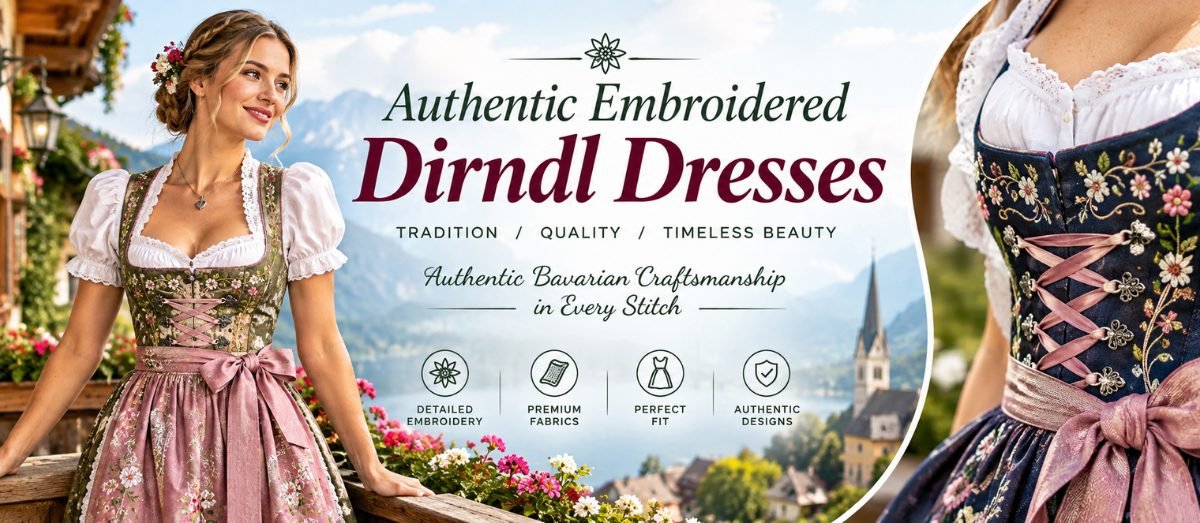 Authentic Embroidered Dirndl Dresses: How to Choose One
